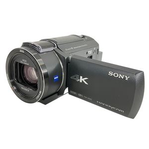 【動作保証】SONY HANDYCAM FDR-AX45A デジタル 4K ビデオカメラ レコーダー 2022年製 ソニー 中古 W8907827