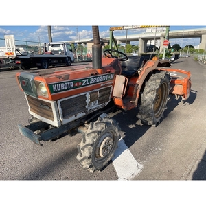 愛知県 クボタ トラクター ZL2202DT 22馬力 1092h KUBOTA ディーゼル 軽油 4WD RL1452M 農業 畑 ロータリー サイド 中古 P8848539