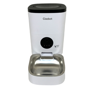 [ operation guarantee ] Ciaobot CB11 Pet feeder automatic feeder see protection camera attaching cat middle small size dog 4L used T8833022