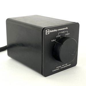 fidelity-research FRT-3G 昇圧 トランス レコード 音響機器 オーディオ フィディリティ リサーチ ジャンク Y8889620