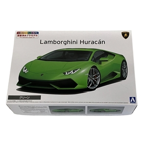 AOSHIMA アオシマ Lamborghini Huracan グリーン 1/24 スケール ランボルギーニ ウラカン プラモデル 未組立 未使用 F8916228