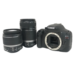 【動作保証】 Canon EOS KISS X4 EF-S 18-55mm 55-250mm ダブル ズーム キット キャノン カメラ 撮影 趣味 中古 F8892533