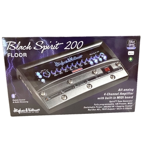 【動作保証】Hughes&Kettner Black Spirit 200 FLOOR フロアタイプ パワーアンプ マルチエフェクター 元箱付き 中古 良好 B8918489