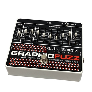【動作保証】electro-harmonix Graphic Fuzz エフェクター 音響機材 ファズ エレクトロハーモニクス 中古 C8900302