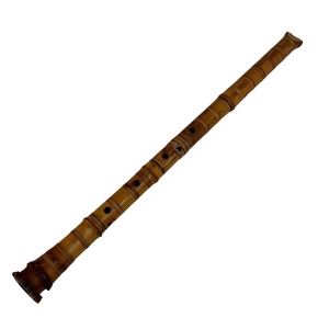 尺八 林山銘 約71cm 和楽器 木笛 在銘 ビンテージ品 ジャンク C8919997