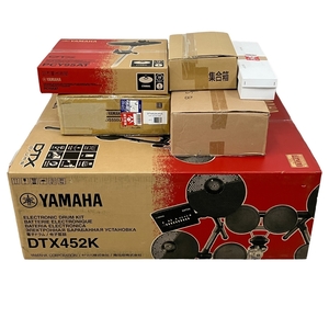 【動作保証】 YAMAHA ヤマハ DTX452KUPGS 電子ドラム セット スローン付 楽器 未使用 M8659221