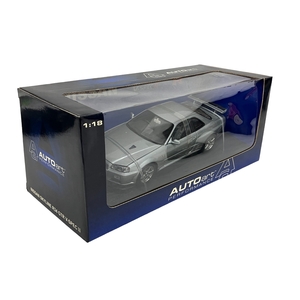 AUTO art 1:18 NISSAN SKYLINE R34 GTR V-SPEC II オートアート 中古 S8921657