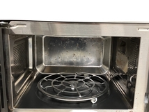 【動作保証】 アイリスオーヤマ 家庭用 オーブンレンジ 15L MO-T1501-B 2020年製 ブラック キッチン家電 中古 T8796370_画像4