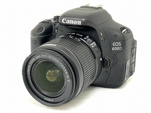 【動作保証】Canon EOS 600D EF-S 18-55mm 1:3.5-5.6 IS II デジタル一眼レフカメラ ボディ レンズ キャノン 中古 O8816261