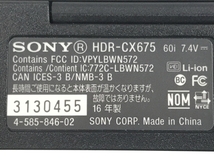 【動作保証】 SONY HDR-CX675 HANDYCAM EXMOR R ビデオ カメラ 2016年製 撮影 趣味 中古 F8801467_画像10