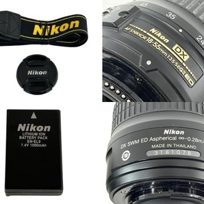 Nikon D40 NIKKOR 18-55mm f3.5-5.6GII ボディ レンズセット ジャンク N8770663の画像2