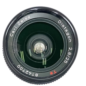 【動作保証】 Carl Zeiss Distagon 25mm F2.8 T＊ 単焦点レンズ CONTAX コンタックス カメラ ジャンク M8778437の画像3