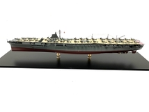 フジミ 1/350 航空母艦 瑞鶴 組立塗装済 台座ケース付き ケース約83×22×22cm ジャンク B8820598_画像3