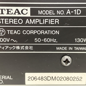 TEAC A-1D インテグレーテッド ステレオ アンプ 音響 機材 ジャンク F8801624の画像10