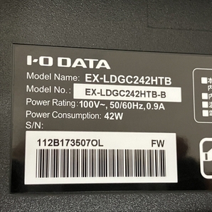【動作保証】IO DATA GigaCrysta EX-LDGC242HTB ゲーミングモニター 23.6インチ 縦横回転 家電 中古 O8804405の画像4