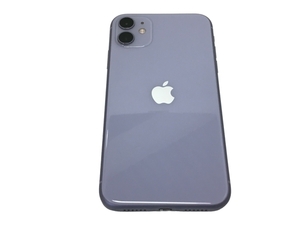 【動作保証】Apple iPhone 11 MWLX2J/A 6.06インチ スマートフォン 64GB パープル KDDI SIMロックなし ジャンク T8648340