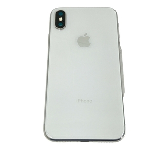 【動作保証】 Apple iPhone X MQAY2J/A 5.85インチ スマートフォン 64GB docomo シルバー 中古 良好 T8781755の画像1