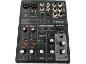 【動作保証】YAMAHA AG06 MIXING CONSOLE ウェブキャスティングミキサー オーディオインターフェース 音響機材 配信機材 中古 S8824370