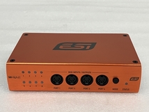 【動作保証】 ESI M4U eX USB 3.0 MIDIインターフェース 音響機材 中古 美品 S8824368_画像3