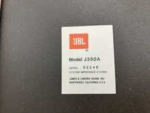 【引取限定】【動作保証】JBL J350A ビンテージ フロア スピーカー ペア 音響 機材 ウッドブラック 中古 直 N8794547_画像8