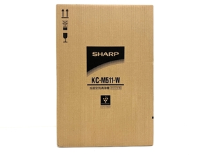 【動作保証】SHARP KC-M511-W 加湿空気清浄機 シャープ ホワイト系 家電 未使用 B8810882