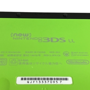 【動作保証】任天堂 RED-001 new NINTENDO 3DSLL ライムブラック 本体のみ ニンテンドー ゲーム機 中古 N8790381の画像7