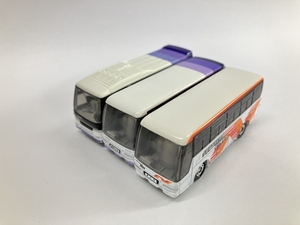 【動作保証】TOMICA 南海バス エアポートリムジン 南海バス 白/橙 計3点セット 三菱ふそう 日野セレガ トミカ 中古 W8827447