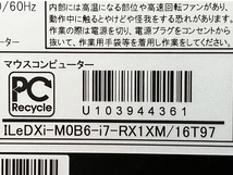 【動作保証】Mouse LEVEL デスクトップ パソコン ILeDXi-MOB6 i7-9700 16GB SSD 512GB GTX 1660 Ti Win11 中古 M8807272_画像10