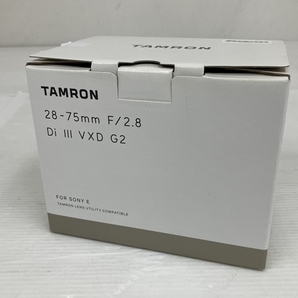 【動作保証】TAMRON 28-75mm F/2.8 Di III VXD G2 Eマウント sony A063 タムロン ソニー 中古 美品 O8835188の画像2