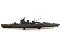 【引取限定】メーカー不明 日本海軍 戦艦 足柄 プラモデル 組立済 約59×7.5×12.5cm ジャンク 直 B8820574_画像2