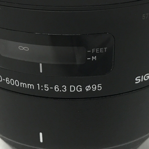 【動作保証】SIGMA 150-600mm F5-6.3 DG シグマ ニコン用 望遠ズーム カメラ レンズ 中古 美品 F8833026の画像7