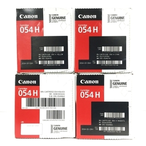 Canon Cartridge 054 H トナー カートリッジ シアン イエロー マゼンタ ブラック 4色 セット 未使用 Y8830548の画像4