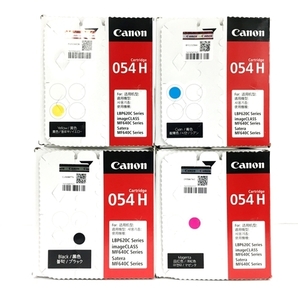 Canon Cartridge 054 H トナー カートリッジ シアン イエロー マゼンタ ブラック 4色 セット 未使用 Y8830548の画像3