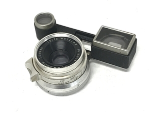 【動作保証】LEICA Leitz WETZLAR SUMMARON 35mm F2.8 単焦点 メガネ付 レンズ カメラ 中古 F8811032