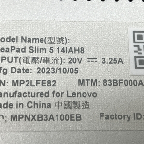 【動作保証】LENOVO IdeaPad Slim 5i Gen8 ノートパソコン 14型 i5-12450H 16GB SSD 512GB Win11 中古 M8692237の画像9