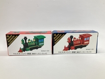 【動作保証】TOMY TOMICA ウエスタンリバー鉄道 東京ディズニーランド 赤 緑 2点セット トミカ 中古 W8832785_画像2