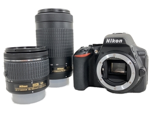 【動作保証】Nikon D5600 ダブルズームキット AF-P DX NIKKOR 18-55mm 70-300mm デジタル一眼レフ ニコン 中古 良好 W8814404