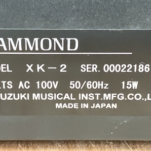 【動作保証】 鈴木楽器製作所 Hammond XK-2 ハモンド オルガン ドローバー キーボード 鍵盤楽器 電子楽器 中古 W8817918の画像10