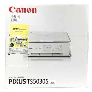 【動作保証】CANON PIXUS TS5030S WH インクジェットプリンター 複合機 家電 キヤノン 未開封品 未使用 Y8830704の画像3