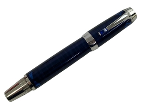 【動作保証】MONTBLANC BOHEME ブルー 4810 18K 750 万年筆 ペン 筆記用具 中古 良好 N8839333