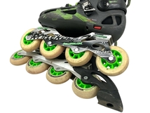 ROLLERBLADE max size90mm ローラーブレード 26cm ブラック グリーン系 中古 T8806751_画像4