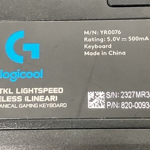 【動作保証】 Logicool YR0076 G913 TKL ゲーミング キーボード ロジクール 中古 F8831489の画像7