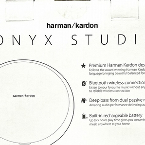 【動作保証】harman kardon ONYX STUDIO ワイヤレススピーカー Biuetooth ハーマンカードン 音響機器 未使用 O8823573の画像5