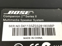 【動作保証】BOSE Companion 2 Series II Multimedia speaker system パワードスピーカー ボーズ 中古 Y8725578_画像3