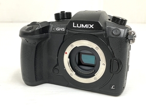 【動作保証】Panasonic LUMIX DC-GH5 ボディ デジタル ミラーレス 一眼カメラ パナソニック 中古 美品 O8845906