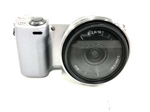 【動作保証】SONY ソニー α NEX-5R レンズセット SEL16F28 デジタル 一眼レフ カメラ 中古 B8833185