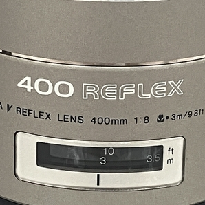 MINOLTA REFLEX 400mm F8 超望遠レンズ ミノルタ カメラ VECTIS ベクティス用 ジャンク M8797203の画像6