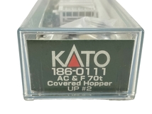 KATO USA 186-0111 AC&F Covered Hopper UNION PACIFIC Nゲージ 2両セット 鉄道模型 中古 W8850671_画像10