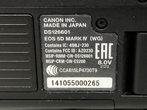 【動作保証】 Canon EOS 5D Mark IV デジタル一眼レフカメラ ボディ 中古 K8843942_画像4