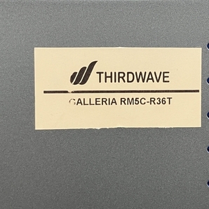 【動作保証】Thirdwave GALLERIA RM5C-R36T ゲーミングデスクトップPC i5-11400 16GB HDD 1TB SSD 500GB RTX3060 WIN11 中古 美品 T8794669の画像6